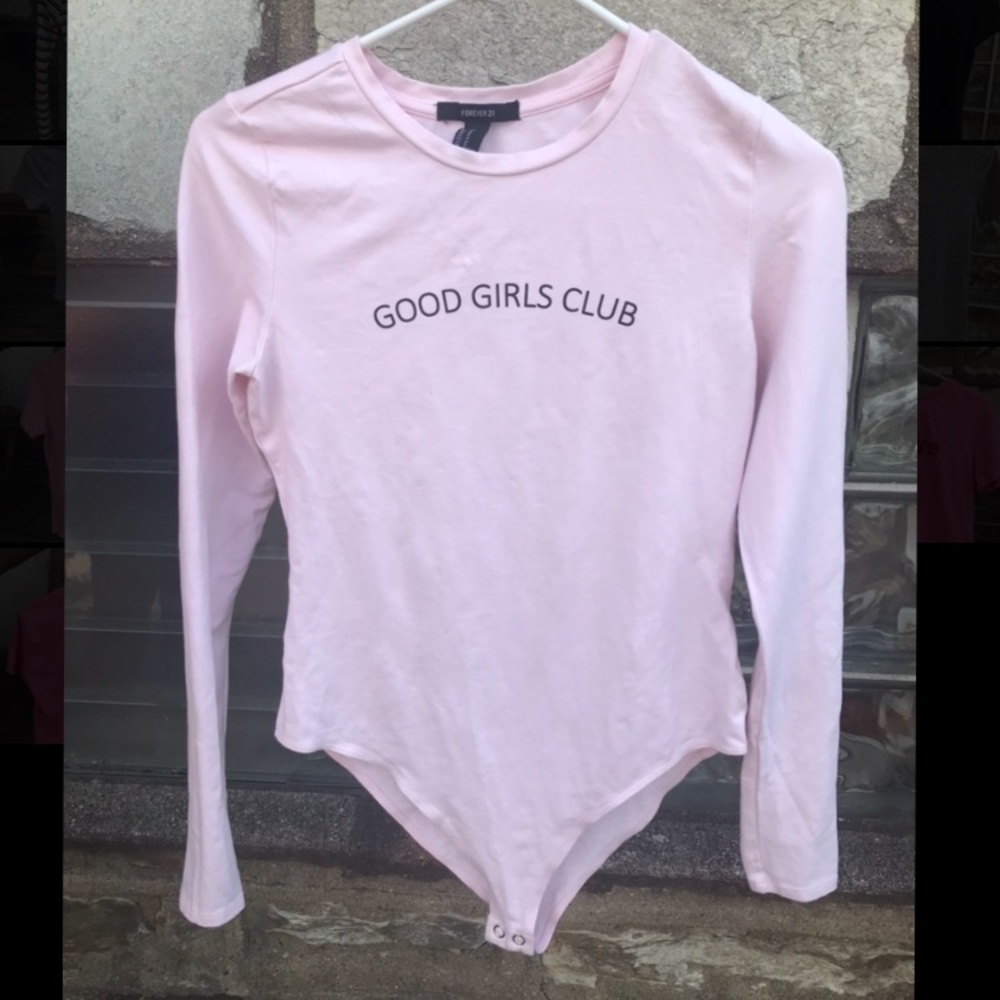 Light pink Forever 21 Bodysuit Size Medium